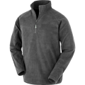 Heren Fleece Sweater Result Recycled Half-Zip R905X Grijs